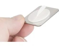 TARROX Wandbuffer T3 33x33 Mm Zelfklevend RVS Geborsteld