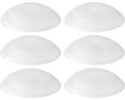 TARROX Wandbuffer Ø 40 Mm Zelfklevend/schroefbaar Kunststof Transparant, 6 Stuks