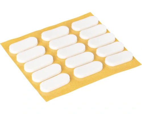 TARROX Aanslagdemper 9x20 Mm Zelfklevend Wit, 30 Stuks 1 TARROX Aanslagdemper 9x20 Mm Zelfklevend Wit, 30 Stuks