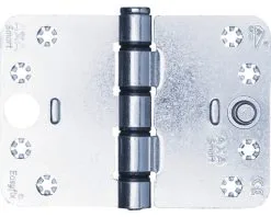 Sloten Verkoopwinkel 13 AXA Veiligheidsscharnier Smart Easyfix 89x125 Mm Ronde Hoek Gegalvaniseerd