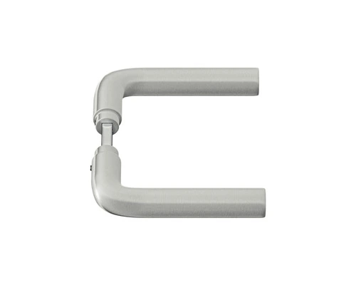 AXA Deurkruk Paar Curve Klik Met Kruk L Op Rozet Met Sleutelplaat Aluminium F1 3 AXA Deurkruk Paar Curve Klik Met Kruk L Op Rozet Met Sleutelplaat Aluminium F1 - Afbeelding 3