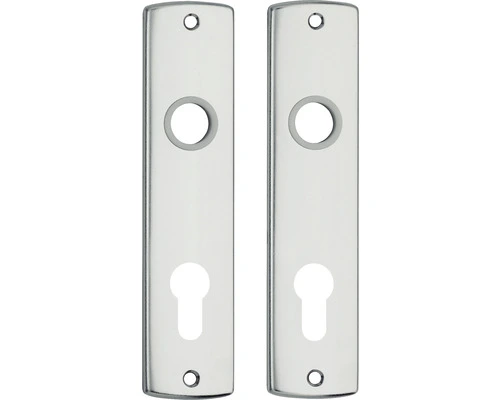 AXA Deurkruk Paar Curve Met Kruk Vlinder Op Schild Met Profielcilindergat PC72 Aluminium F1 2 AXA Deurkruk Paar Curve Met Kruk Vlinder Op Schild Met Profielcilindergat PC72 Aluminium F1 - Afbeelding 2