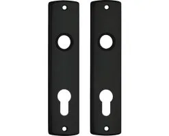 AXA Deurkruk Paar Curve Met Kruk Duim Op Schild Met Profielcilindergat PC72 Zwart -Sloten Verkoopwinkel DV 8 10602604 01 4c DE 20221005140147 1