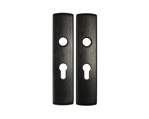 AXA Deurkruk Paar Curve Klik Met Kruk Curve Op Schild Met Profielcilindergat PC55 Zwart 3 AXA Deurkruk Paar Curve Klik Met Kruk Curve Op Schild Met Profielcilindergat PC55 Zwart - Afbeelding 3