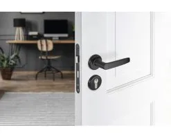 AXA Deurkruk Paar Curve Klik Met Kruk Curve Op Rozet Met Profielcilindergat Zwart -Sloten Verkoopwinkel DV 8 10602653 02 4c DE 20221005104757 1