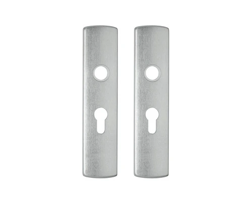 AXA Deurkruk Paar Curve Klik Met Kruk L Op Schild Met Profielcilindergat PC55 Aluminium F1 3 AXA Deurkruk Paar Curve Klik Met Kruk L Op Schild Met Profielcilindergat PC55 Aluminium F1 - Afbeelding 3