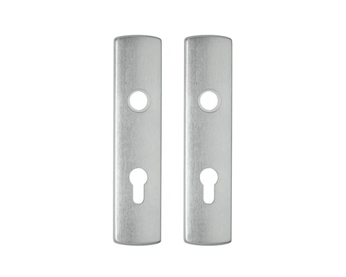 AXA Deurkruk Paar Curve Klik Met Kruk L Op Schild Met Profielcilindergat PC72 Aluminium F1 4 AXA Deurkruk Paar Curve Klik Met Kruk L Op Schild Met Profielcilindergat PC72 Aluminium F1 - Afbeelding 4