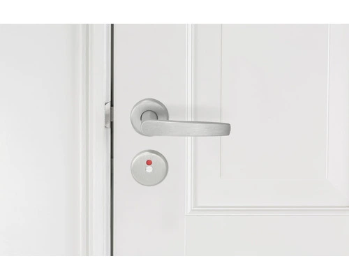 AXA Deurkruk Paar Curve Klik Met Kruk Curve Op Rozet Met WC-/badkamersluiting Aluminium F1 6 AXA Deurkruk Paar Curve Klik Met Kruk Curve Op Rozet Met WC-/badkamersluiting Aluminium F1 - Afbeelding 6