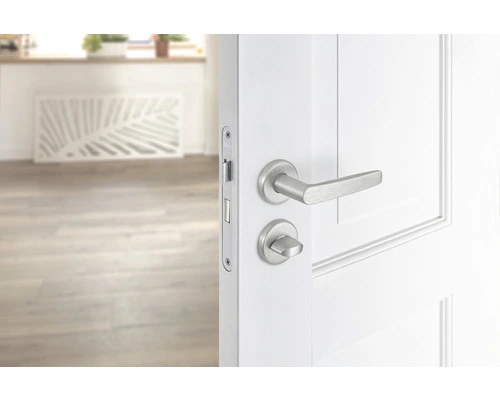 AXA Deurkruk Paar Curve Klik Met Kruk Curve Op Rozet Met WC-/badkamersluiting Aluminium F1 7 AXA Deurkruk Paar Curve Klik Met Kruk Curve Op Rozet Met WC-/badkamersluiting Aluminium F1 - Afbeelding 7