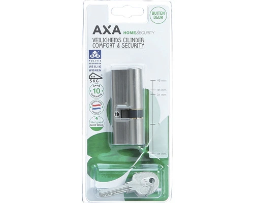 AXA Dubbele Veiligheidscilinder 7231 Comfort Security Verlengd 30-45 2 AXA Dubbele Veiligheidscilinder 7231 Comfort Security Verlengd 30-45 - Afbeelding 2
