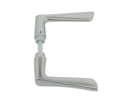 AXA Deurkruk Paar Curve Met Kruk Vlinder Op Blindschild Aluminium F1 3 AXA Deurkruk Paar Curve Met Kruk Vlinder Op Blindschild Aluminium F1 - Afbeelding 3