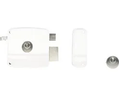 AXA Oplegslot 7490 DIN Links Wit