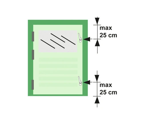 AXA Raamsluiting 3308 Rechtsdraaiend Zwart 2 AXA Raamsluiting 3308 Rechtsdraaiend Zwart - Afbeelding 2