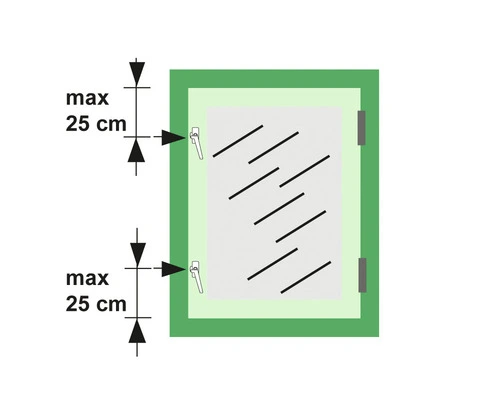AXA Raamsluiting 3308 Rechtsdraaiend Zwart 4 AXA Raamsluiting 3308 Rechtsdraaiend Zwart - Afbeelding 4