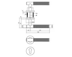 INTERSTEEL Deurkruk Paar Rombo Op Rozet Met Profielcilindergat Antraciet 3 INTERSTEEL Deurkruk Paar Rombo Op Rozet Met Profielcilindergat Antraciet -Sloten Verkoopwinkel DV 8 10659327 01 4c NL 20230202194751