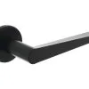 INTERSTEEL Deurkruk Paar Tiga Op Rozet Zwart Mat