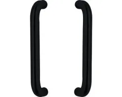INTERSTEEL Deurgreep U-vorm 325x70x25 Mm Zwart, 2 Stuks