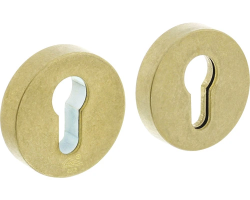 INTERSTEEL Veiligheidsrozet Ø 54,5 Mm Messing Getrommeld 1 INTERSTEEL Veiligheidsrozet Ø 54,5 Mm Messing Getrommeld