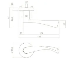 INTERSTEEL Deurkruk Paar Vlinder Op Rozet Messing Gelakt -Sloten Verkoopwinkel DV 8 10659991 01 4c NL 20230203114658