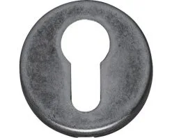 INTERSTEEL Rozet Rond Met Profielcilindergat Oud Grijs