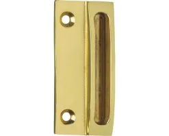 INTERSTEEL Sluitplaat 70x30 Mm Voor Raamsluiting Messing Gelakt