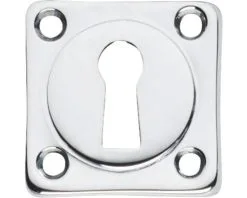 INTERSTEEL Rozet Vierkant Met Sleutelgat Chroom