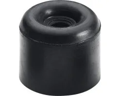 HETTICH Deurstopper Ø 30 Mm Kunststof Zwart, 5 Stuks