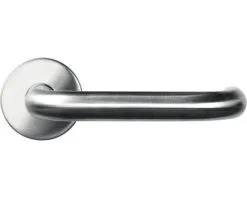 Deurkruk Paar Steel Op Rozet RVS Mat