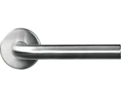 Deurkruk Paar Flashy Op Rozet RVS Mat