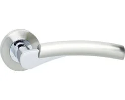 INTERSTEEL Deurkruk Paar Bryan Op Rozet Chroom Nikkel