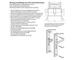 STARX Veiligheidsbeslag Recht Langschild Kruk/kruk PC55 Aluminium F1 -Sloten Verkoopwinkel DV 8 5766924 02 4c NL 20220729104652