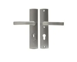 AXA Veiligheidsbeslag Curve Plus 6665-10-29/72K Kruk/kruk PC72 Anti-kerntrek RVS-kleurig