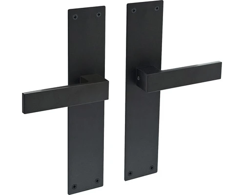 INTERSTEEL Deurkruk Paar Amsterdam Op Blindschild Zwart Mat 1 INTERSTEEL Deurkruk Paar Amsterdam Op Blindschild Zwart Mat