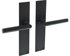 INTERSTEEL Deurkruk Paar Jura Op Blindschild Zwart Mat