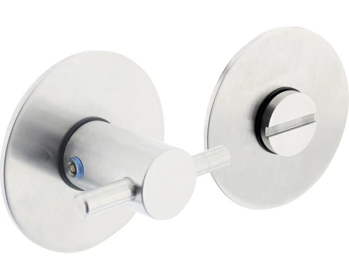 INTERSTEEL Rozet Rond Zelfklevend Met WC-/badkamersluiting RVS Geborsteld 1 INTERSTEEL Rozet Rond Zelfklevend Met WC-/badkamersluiting RVS Geborsteld