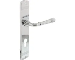 INTERSTEEL Deurkruk Paar Emily Op Schild Met Profielcilindergat PC72 Chroom