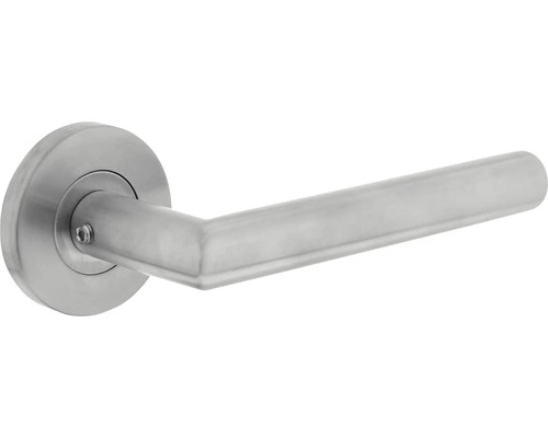 INTERSTEEL Deurkruk Paar Hoek 90° Op Rozet RVS Geborsteld 1 INTERSTEEL Deurkruk Paar Hoek 90° Op Rozet RVS Geborsteld