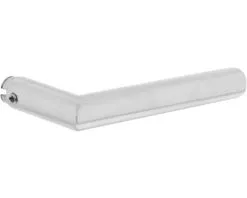 INTERSTEEL Deurkruk Paar Hoek 90° Recht RVS Geborsteld