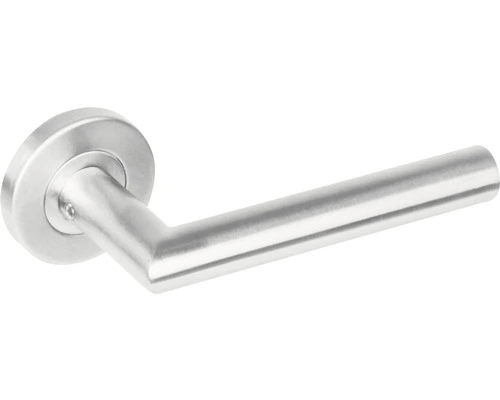 INTERSTEEL Deurkruk Paar Hoek 90° Op Rozet RVS Geborsteld 1 INTERSTEEL Deurkruk Paar Hoek 90° Op Rozet RVS Geborsteld