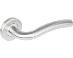 INTERSTEEL Deurkruk Paar Lisa Op Rozet RVS Geborsteld