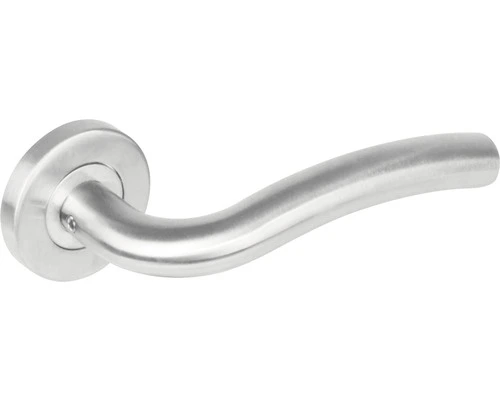 INTERSTEEL Deurkruk Paar Lisa Op Rozet RVS Geborsteld 1 INTERSTEEL Deurkruk Paar Lisa Op Rozet RVS Geborsteld