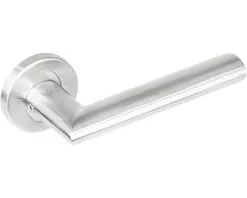 INTERSTEEL Deurkruk Paar Girona Op Rozet RVS Geborsteld