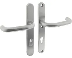 INTERSTEEL Veiligheidsbeslag Ovaal Smal Kruk/kruk PC72 Anti-kerntrek RVS Geborsteld