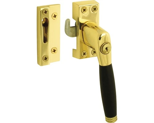 INTERSTEEL Veiligheids Raamsluiting Ton 222 Afsluitbaar Rechtsdraaiend Messing/ebbenhout 1 INTERSTEEL Veiligheids Raamsluiting Ton 222 Afsluitbaar Rechtsdraaiend Messing/ebbenhout