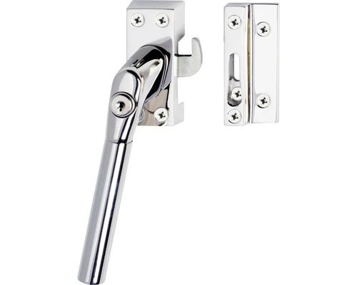 INTERSTEEL Veiligheids Raamsluiting Afsluitbaar Linksdraaiend Chroom 1 INTERSTEEL Veiligheids Raamsluiting Afsluitbaar Linksdraaiend Chroom