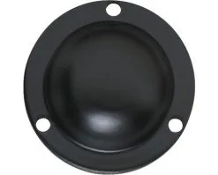 INTERSTEEL Afdekplaatje Voordeurknop Zwart Mat