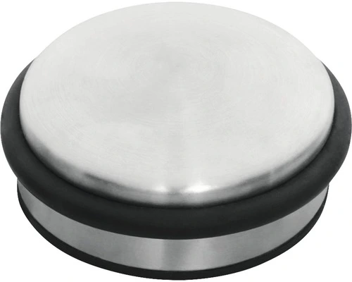 INTERSTEEL Deurstopper Puck Ø 90 Mm RVS Geborsteld 1 INTERSTEEL Deurstopper Puck Ø 90 Mm RVS Geborsteld