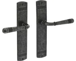 INTERSTEEL Deurkruk Paar Emily Op Blindschild Oud Grijs