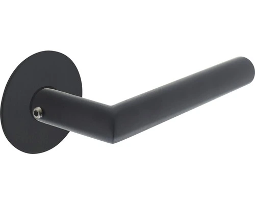 INTERSTEEL Deurkruk Paar Jura Op Zelfklevend Rozet Zwart Mat 1 INTERSTEEL Deurkruk Paar Jura Op Zelfklevend Rozet Zwart Mat