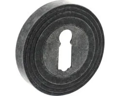 INTERSTEEL Rozet Rond Met Sleutelgat Oud Grijs